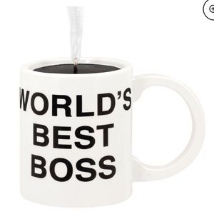 NWT The Office World's Best Boss Mug Ornament